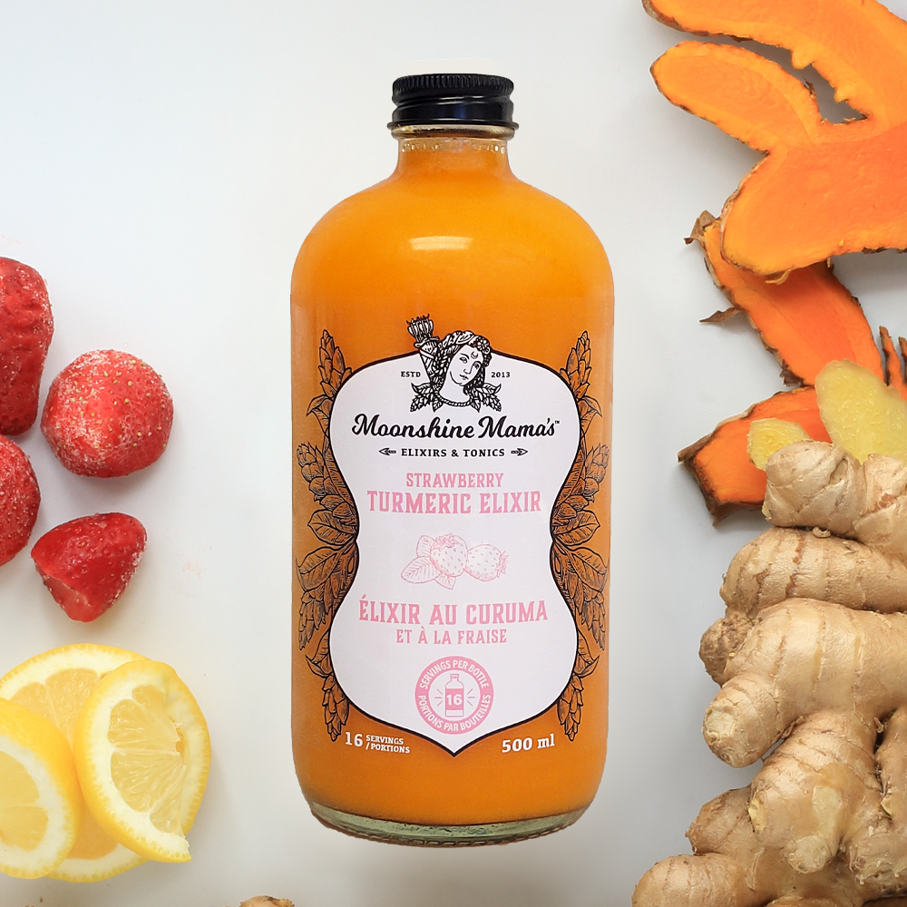 Strawberry Turmeric Elixir